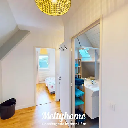 公寓 Superbe Duplex Familial Parking A Pied 库尔瑟勒·苏尔·梅尔